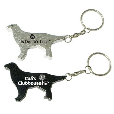 Dog Shape Bottle Opener w/Key Chain