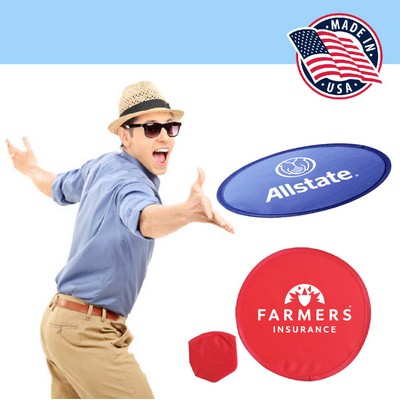 10" Nylon Folding Flying Disk or Fan